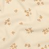 GOTS Rippenjersey Streubl&uuml;mchen | Poppy Fabrics &ndash; creme/rehbraun,  thumbnail number 2