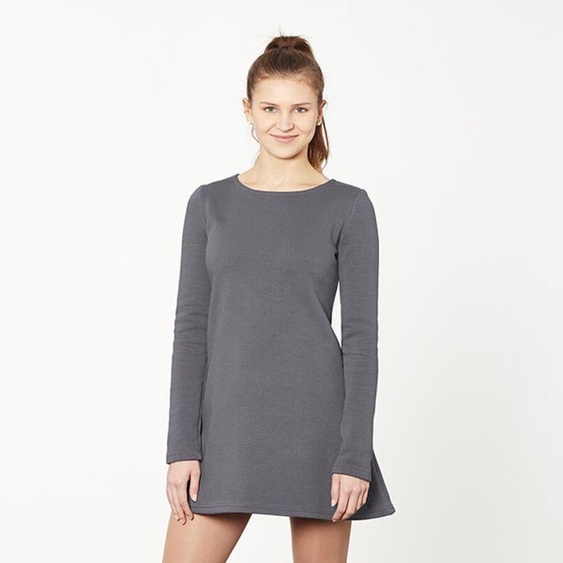 Leichter French Terry Uni – schwarzblau,  image number 6