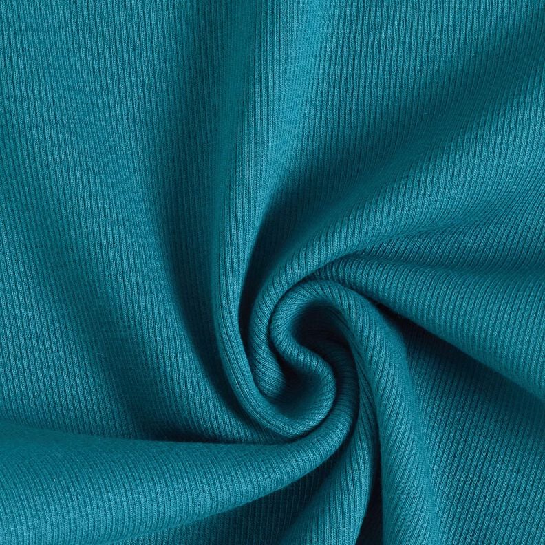 2x2 Bündchen Uni – petrol,  image number 1