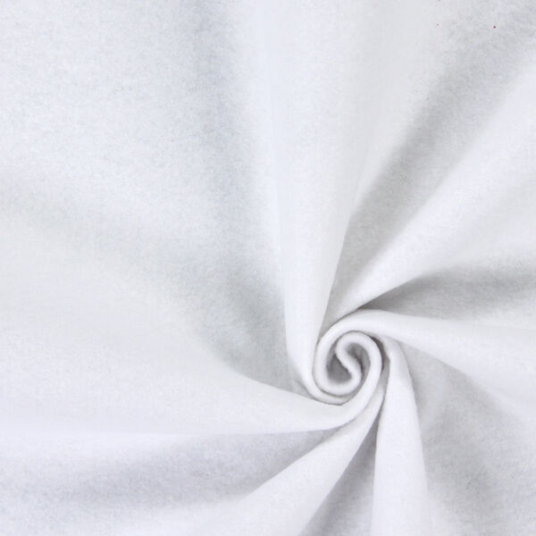 Filz 180 cm / 2mm stark, 4 - weiss | Reststück 60cm