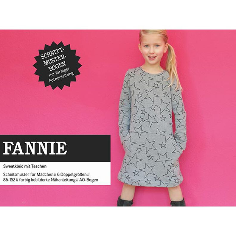 FANNIE Sweatkleid mit Taschen | Studio Schnittreif | 86-152,  image number 1