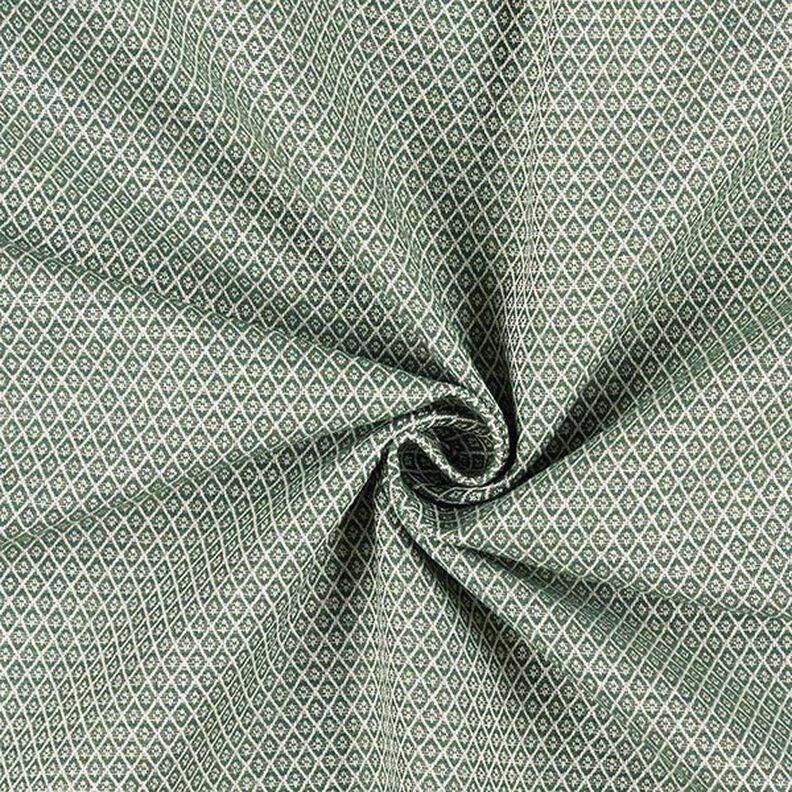 Möbelstoff Jacquard Miniraute – grün,  image number 2