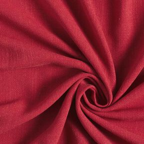 Viskose-Leinen Soft – karminrot, 