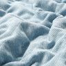 Steppstoff Cord mit Fellabseite Rauten – hellblau,  thumbnail number 3