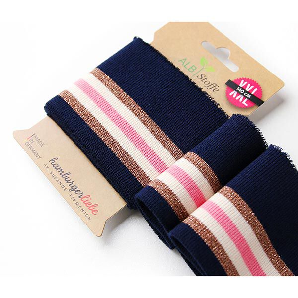 BIO-STRICKBÜNDCHEN CUFF ME Glam  [140 CM | 8 CM]  | Albstoffe | Hamburger Liebe,  image number 2