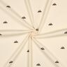 GOTS Rippenjersey kleine Autos | Poppy Fabrics – creme/schwarzbraun,  thumbnail number 3