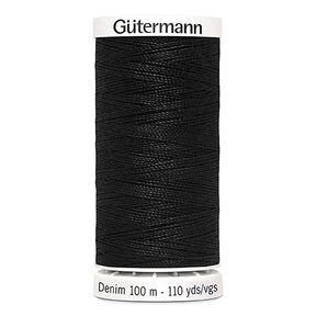 Jeansgarn [1000] | 100 m | Gütermann – schwarz, 