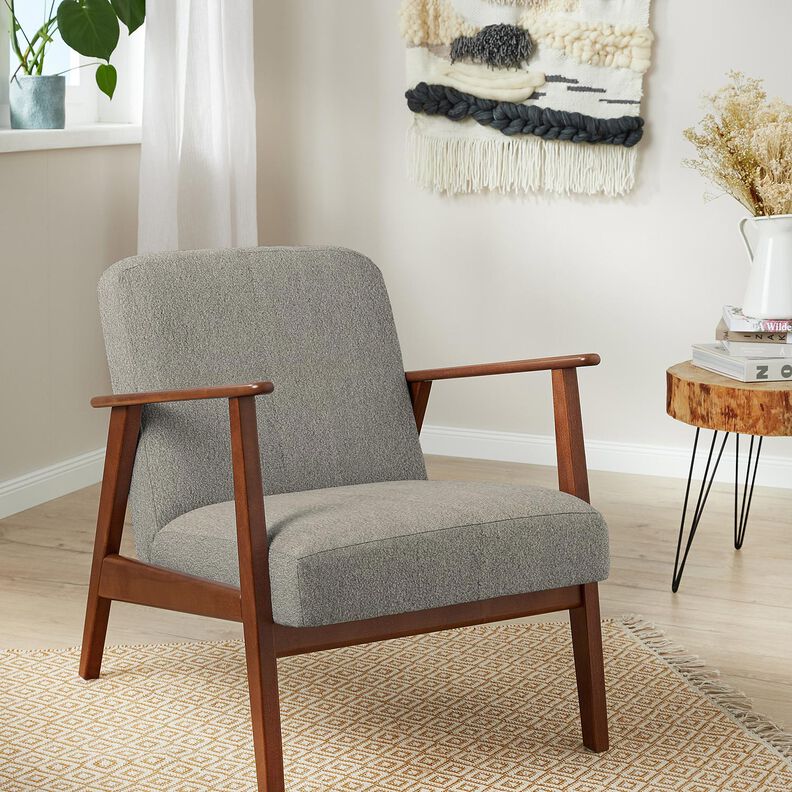 Polsterstoff Schaffelloptik – taupe,  image number 6
