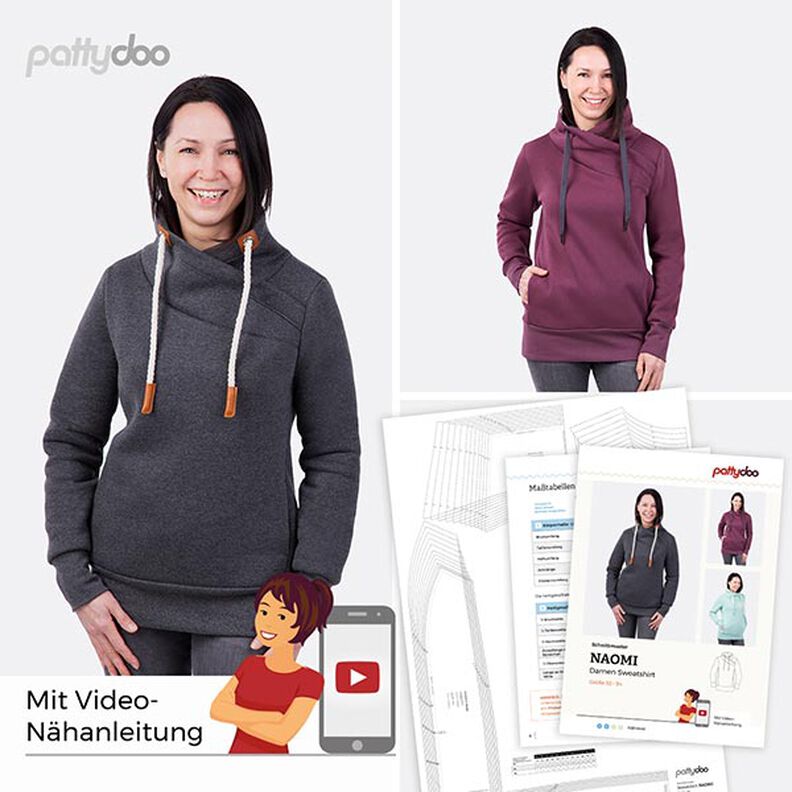 Sweatshirt Naomi | Pattydoo | 32-54,  image number 1