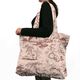 Dekostoff Canvas Antike 280 cm – hellrosa/braun,  thumbnail number 8