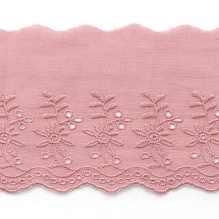 Feston Spitzenband Blumen [ 9 cm ] – rosa, 