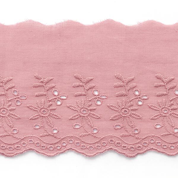 Feston Spitzenband Blumen [ 9 cm ] – rosa,  image number 1