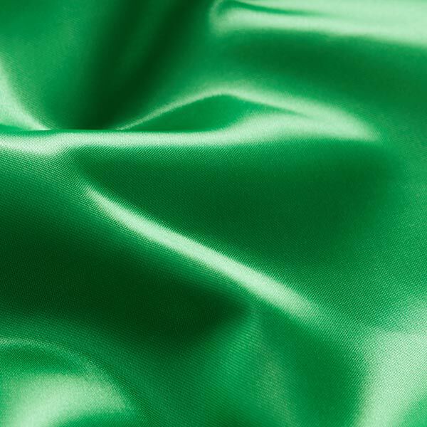 Polyestersatin – grasgrün | Reststück 100cm