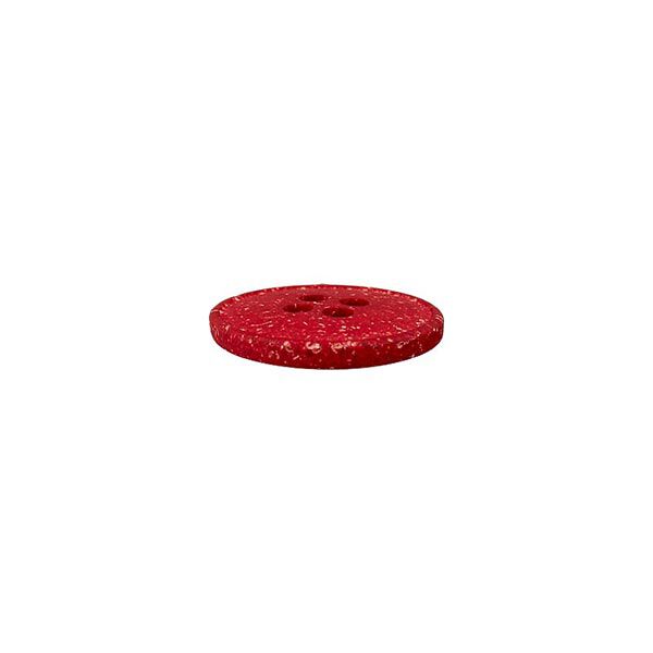 Hanf/Polyesterknopf Recycling 4-Loch – chili, image number 2