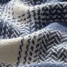 Mantelstoff Baumwoll-Mix kariert – blaugrau/elfenbein,  thumbnail number 2
