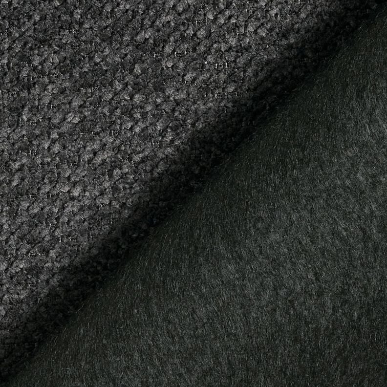 Polsterstoff weicher Flor – anthrazit,  image number 3