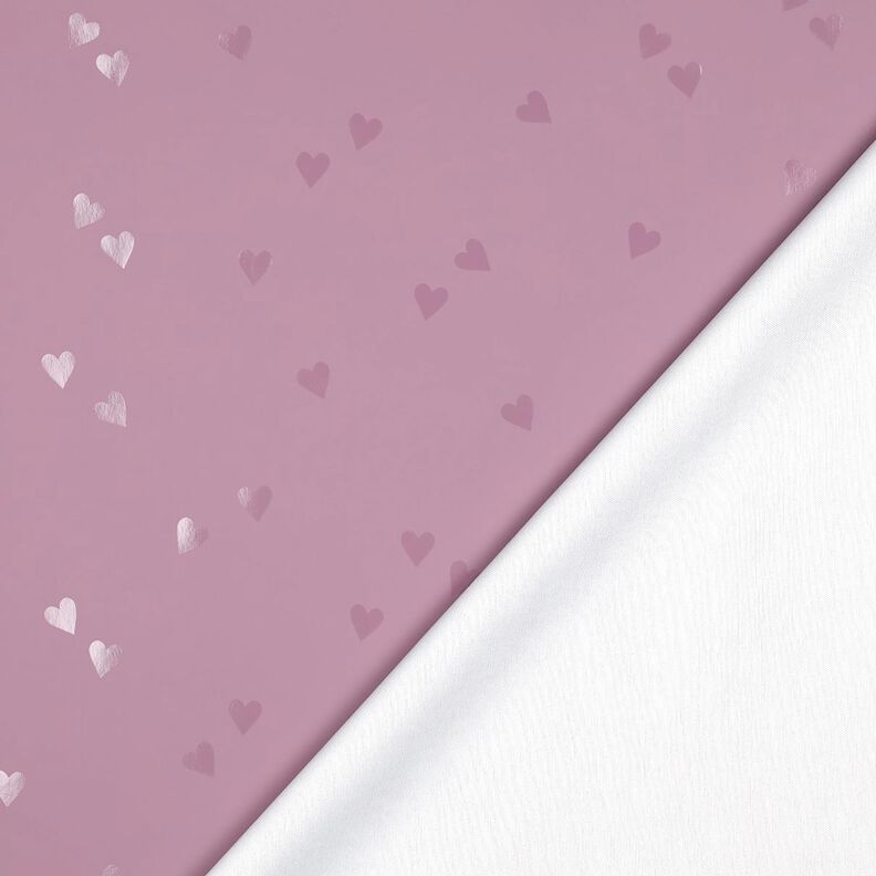 Regenjackenstoff kleine Herzen | Poppy Fabrics – hellaltrosa, image number 4