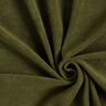 Frotteestoff Stretch Uni – dunkeloliv,  thumbnail number 1