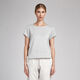 Viskosestoff Lurex-Streifen Melange – nebelgrau,  thumbnail number 5