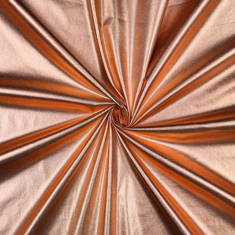 Baumwollpopeline folienveredelt Uni – roségold metallic, image number 1