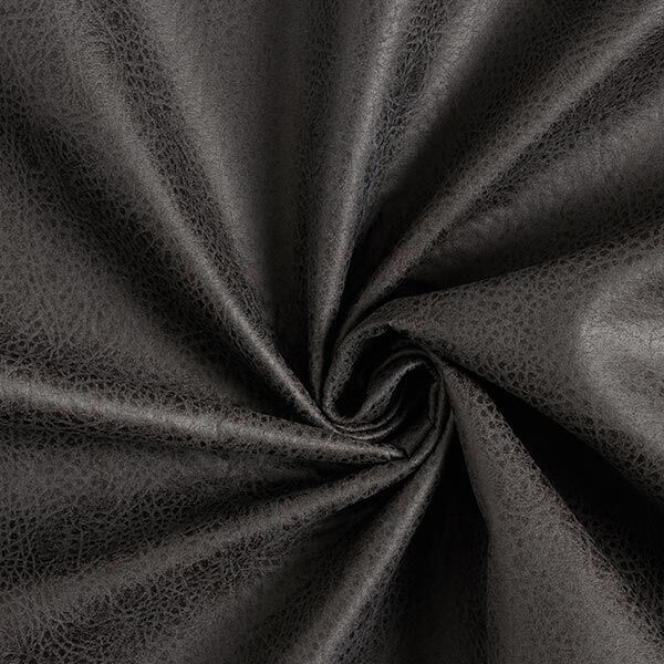 Polsterstoff Lederimitat – schwarz,  image number 1