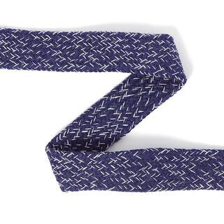 Hoodieband - Schlauchkordel Melange [20 mm] - marineblau, 