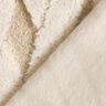 Kunstfell Bouclé Stoff Rauten – sand/natur,  thumbnail number 4