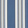 Markisenstoff breite und schmale Streifen – jeansblau/weiss,  thumbnail number 1