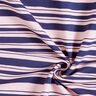 French Terry unregelmäßige Streifen – indigo/rosé,  thumbnail number 3