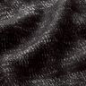 Strickstoff Woll-Mix Glitzer Melange – schwarz/silber metallic,  thumbnail number 2