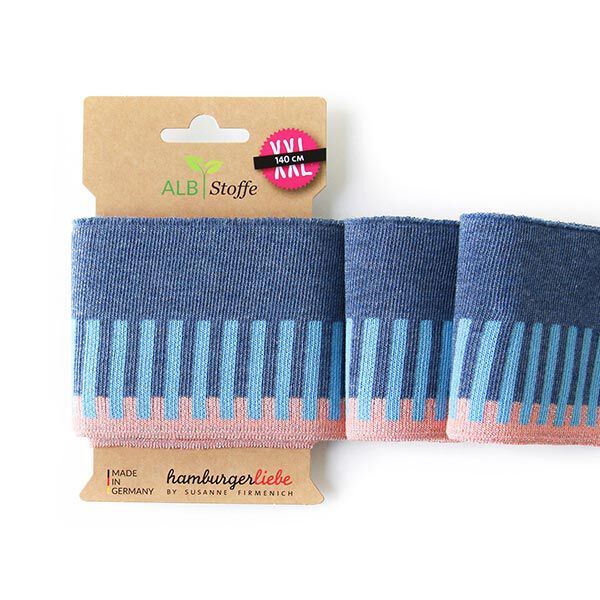 GOTS Bio Strickbündchen CUFF ME ICON [140 cm | 8 cm] | Albstoffe | Hamburger Liebe