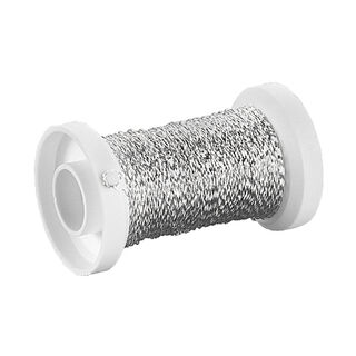Bouillon-Effektdraht – silber, 