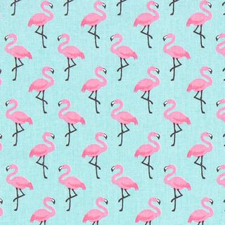 Beschichtete Baumwolle Flamingo, 