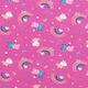 Baumwolljersey Peppa Wutz Blumen und Regenbögen | ABC Ltd. – pink – Muster,  thumbnail number 1