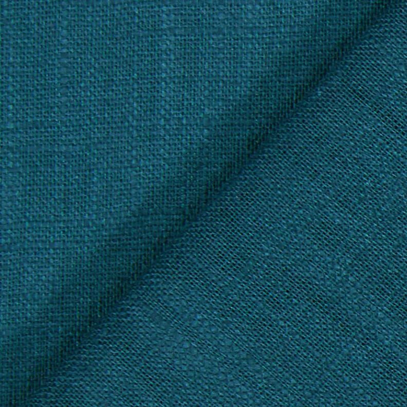 Leinenstoff Ramie-Mix medium – petrol,  image number 4