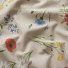Dekostoff Halbpanama Alpenblumen – natur/blau,  thumbnail number 2