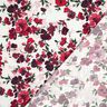 LENZING&trade; ECOVERO&trade; Viskosestoff Blumen &ndash; weiss/rot,  thumbnail number 4