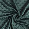 Kuschelfleece geprägte Punkte – dunkelgrün,  thumbnail number 3