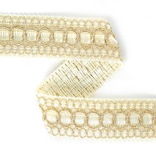 Kleidbor métalliquete, 28 mm - gold metallic, 