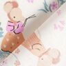 Baumwollpopeline Mäuse auf der Erdbeerwiese – weiss/rosa,  thumbnail number 4