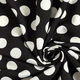 Kreppgewebe Polka Dots [2,5 cm] – schwarz,  thumbnail number 3