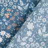 Beschichtete Baumwolle bunte Blumenwiese – helljeansblau/hellblau,  thumbnail number 5