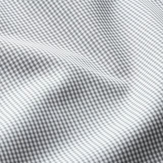 Baumwollstoff Vichy – weiss/grau, 