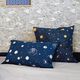 Dekostoff Glow in the Dark Sternbilder – marineblau/hellgelb,  thumbnail number 7