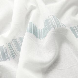 Gardinenstoff Voile zarte Streifen 295 cm – schilf/elfenbein, 