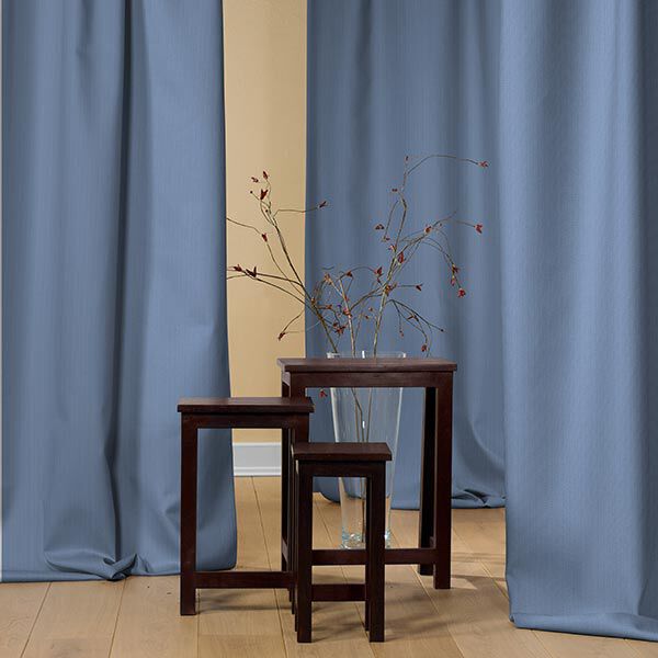 Verdunkelungsstoff Fischgrat – jeansblau | Reststück 50cm