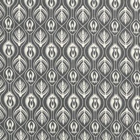 Chiffon Ornamente – weiss/schwarz, 
