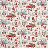 Dekostoff Gobelin weihnachtliche Wichtel – hellbeige/rot,  thumbnail number 1