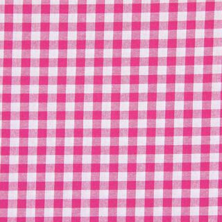Baumwollstoff Karo - 1 cm, 7 - pink, 