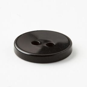 2-loch-Knopf glänzend [Ø 15 mm] – schwarz, 